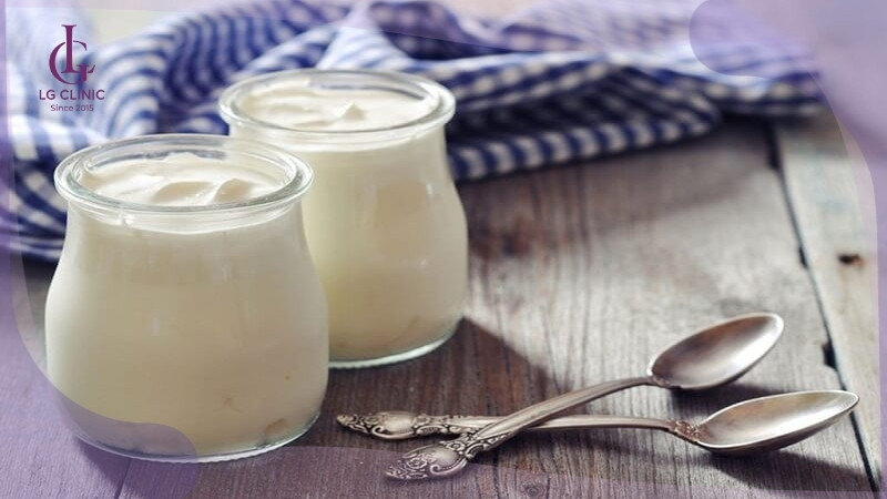 cách làm trắng da bằng sữa chua không đường