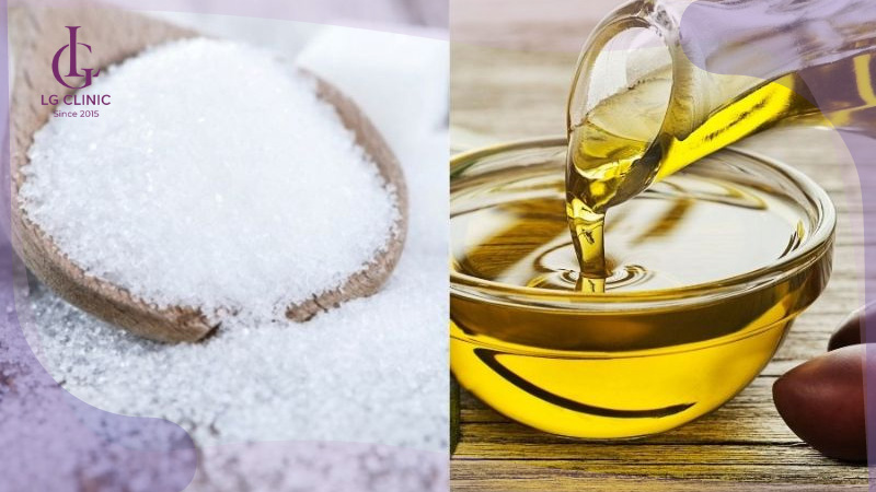 Dầu oliu và đường
