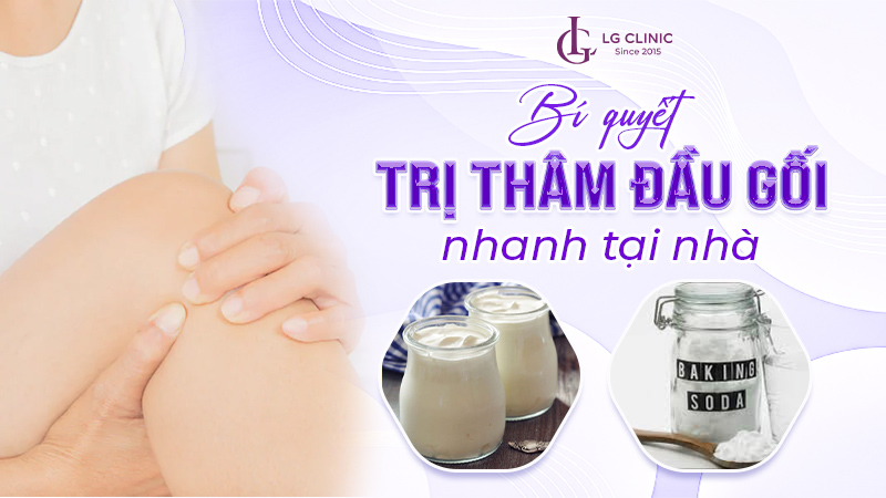 Cách trị thâm đầu gối