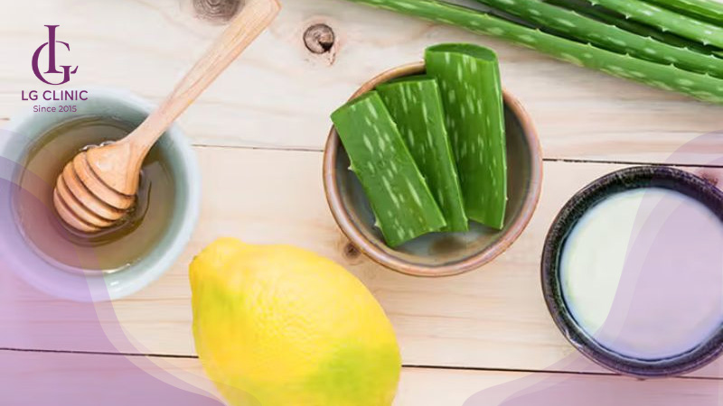 cách trị thâm mông bằng Chanh và nha đam