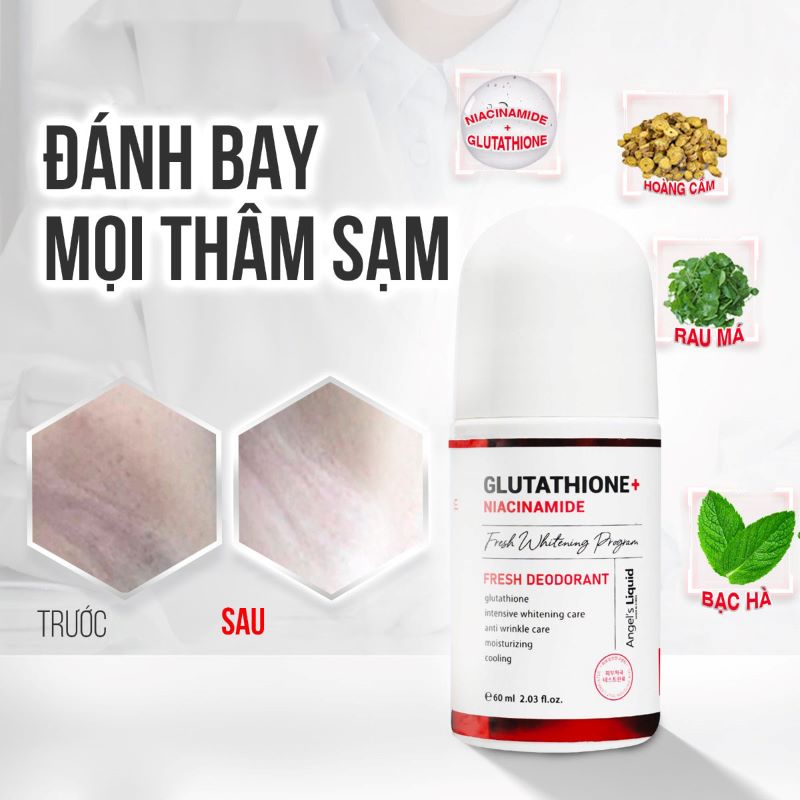 lăn khử mùi Glutathione