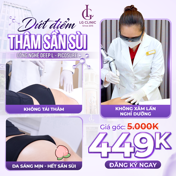 trị thâm mông bằng laser giá bao nhiêu