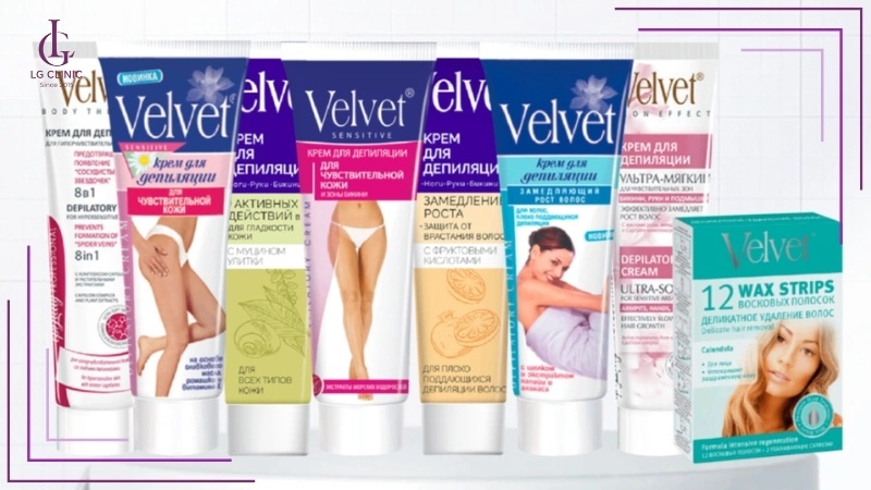 kem tẩy lông nách Velvet