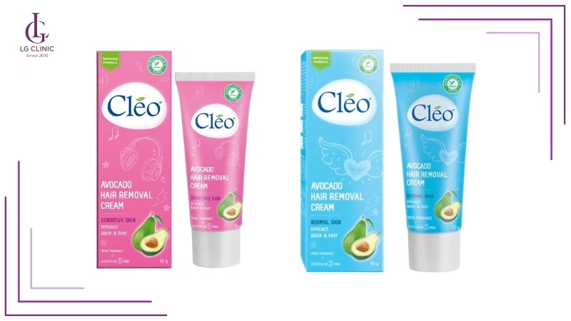 kem tẩy lông nách cleo