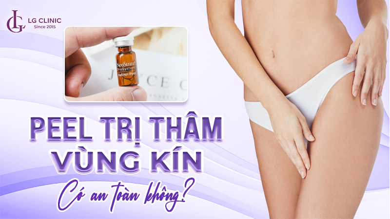 Peel trị thâm vùng kín