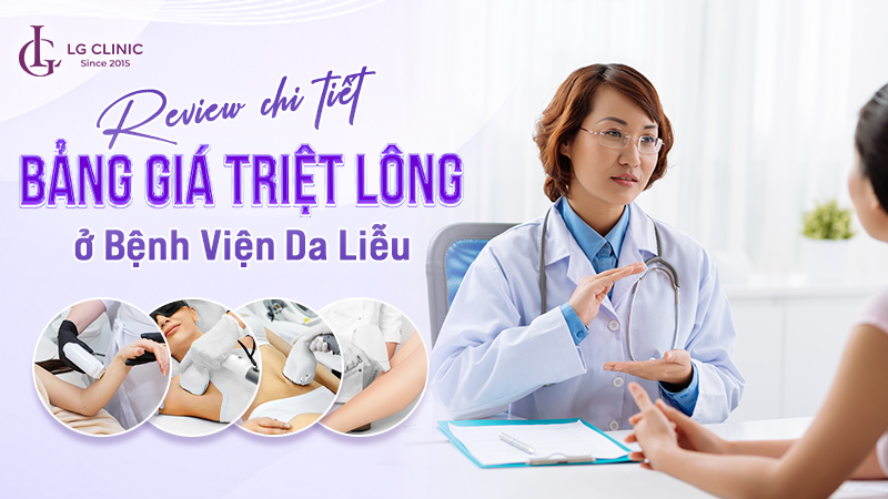 Giá triệt lông ở bệnh viện da liễu
