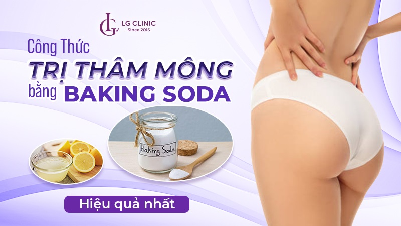 trị thâm mông bằng baking soda