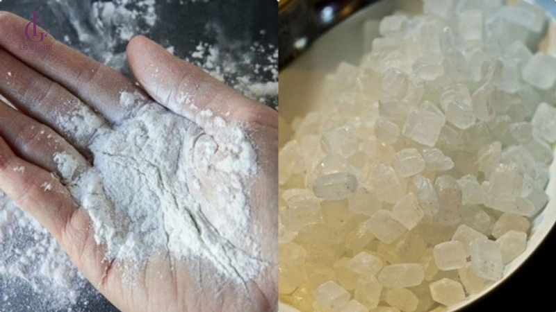 phấn rôm và phèn chua