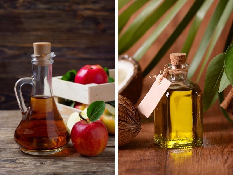 Cách trị thâm vùng kín bằng dầu dừa và giấm táo
