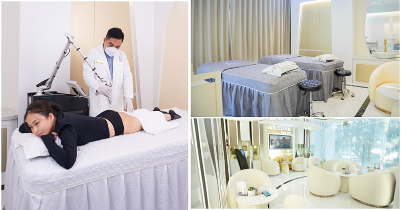 Phòng điều trị thâm tại LG Clinic