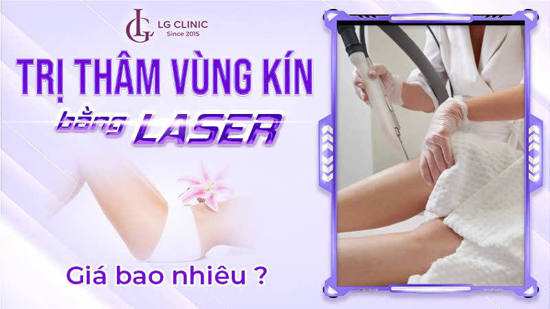 trị thâm vùng kín bằng laser