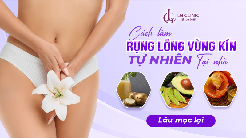 Cách làm rụng lông vùng kín tự nhiên