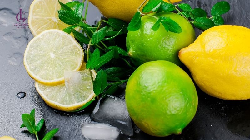 chanh trị hết thâm mụn tại nhà