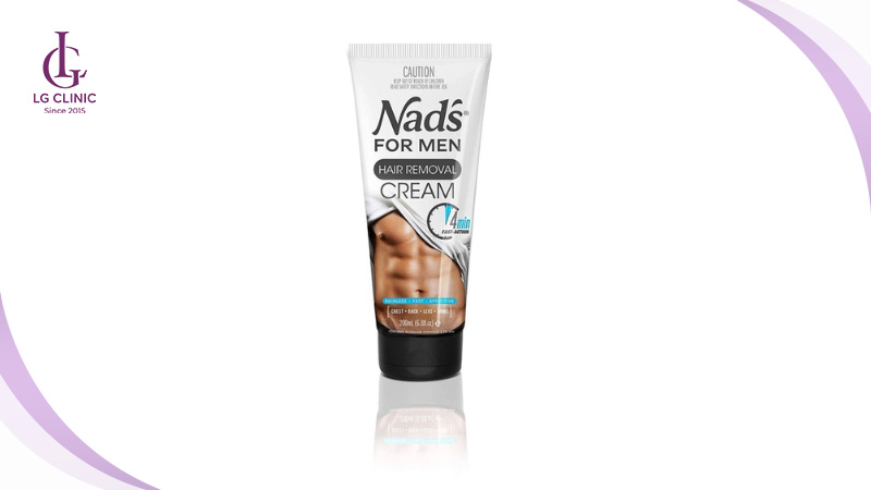 Kem tẩy lông chân Nad's For Men