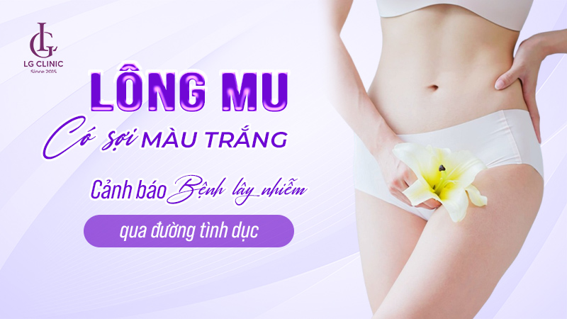 Lông mu có sợi màu trắng