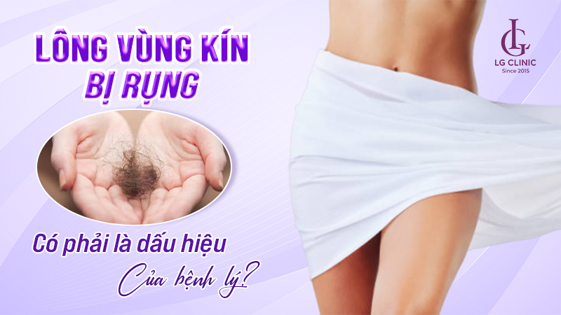 Lông vùng kín bị rụng nhiều ở nữ