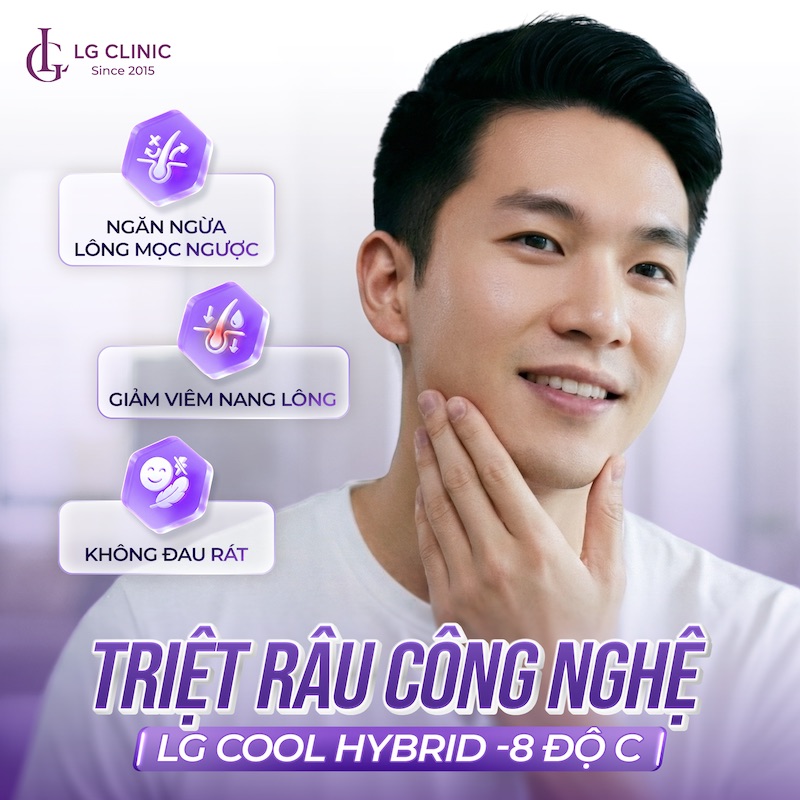 lợi ích khi triệt râu nam
