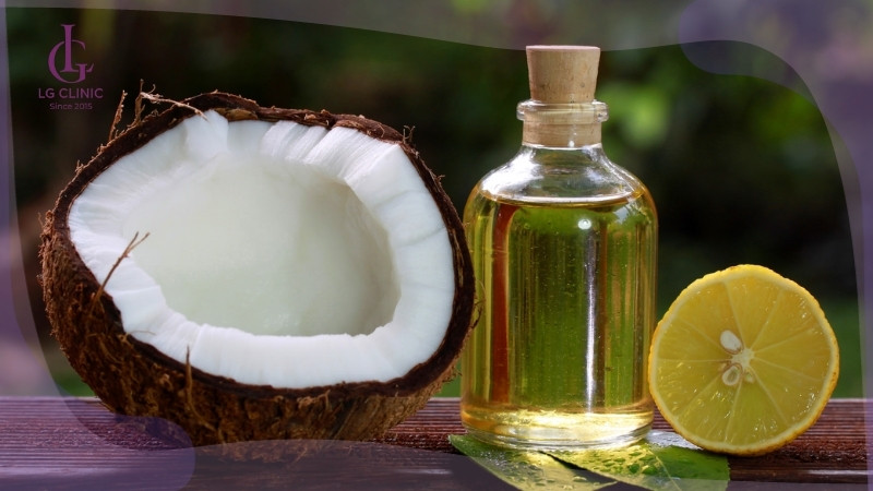 cách làm trắng da bằng dầu dừa