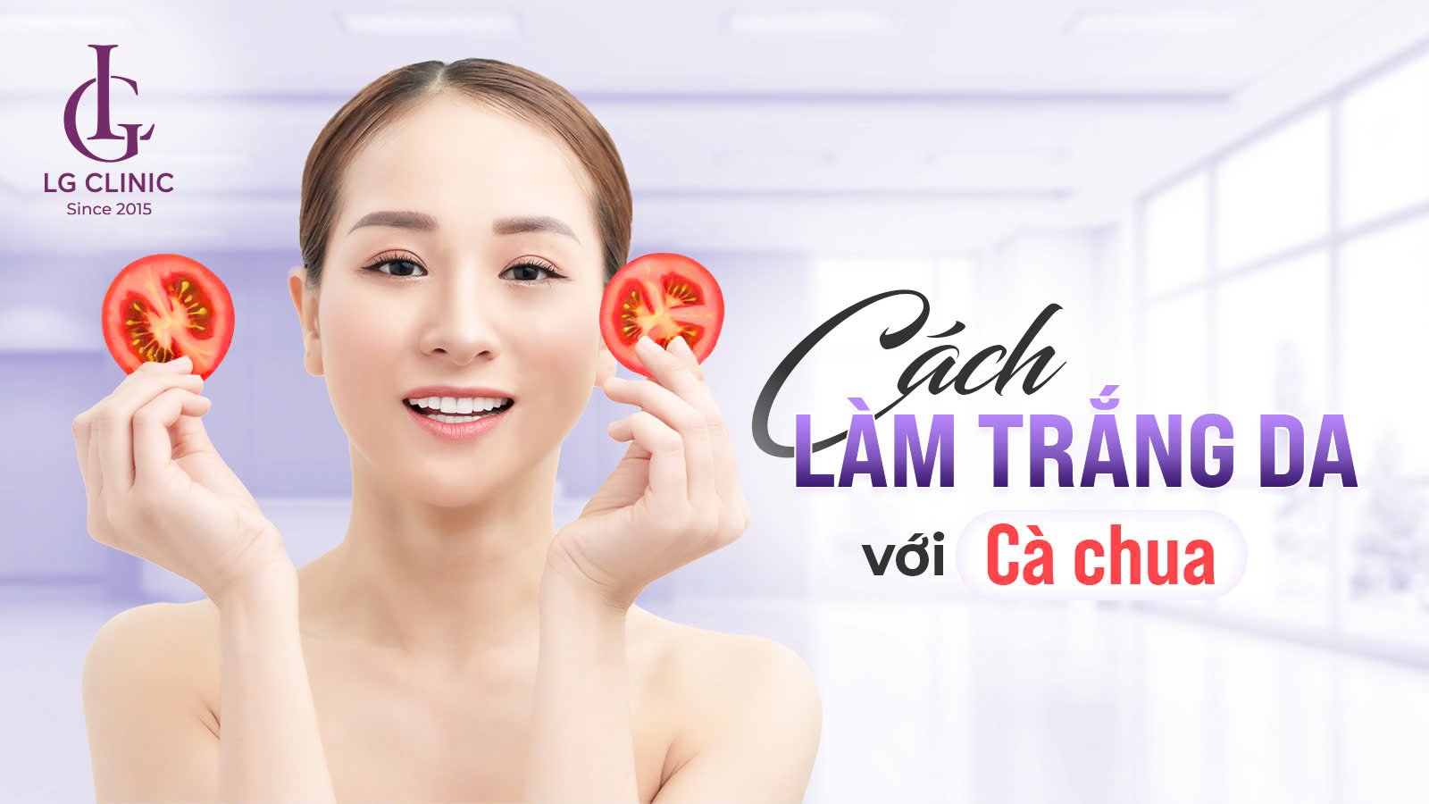 cách làm trắng da với cà chua