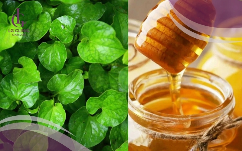 Rau diếp cá và mật ong