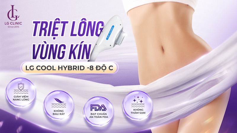 địa chỉ triệt lông vùng kín uy tín tại tphcm LG Clinic