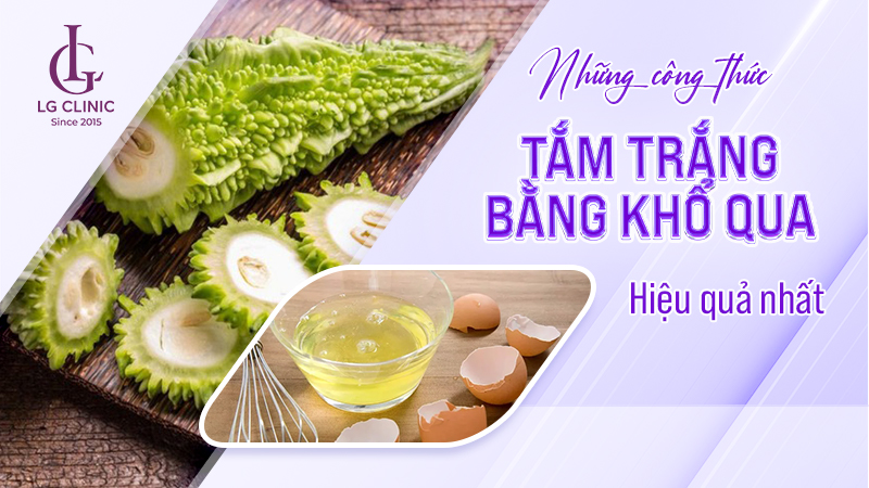 Tắm trắng bằng khổ qua