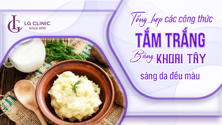 Tắm trắng bằng khoai tây