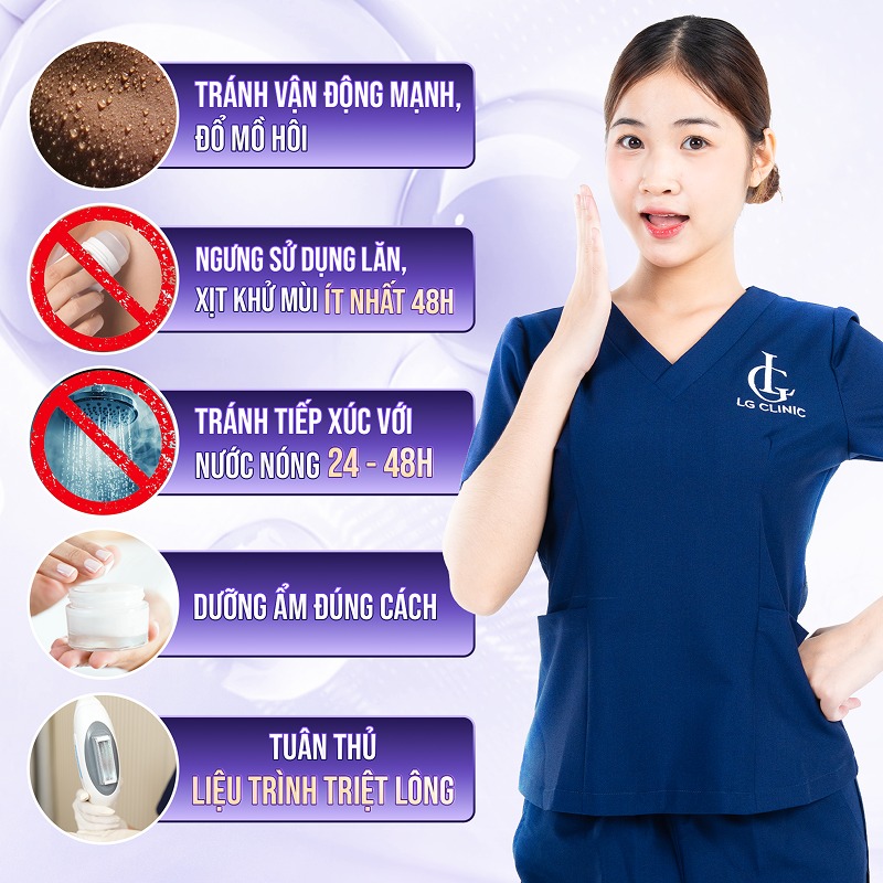 triệt lông nách vĩnh viễn
