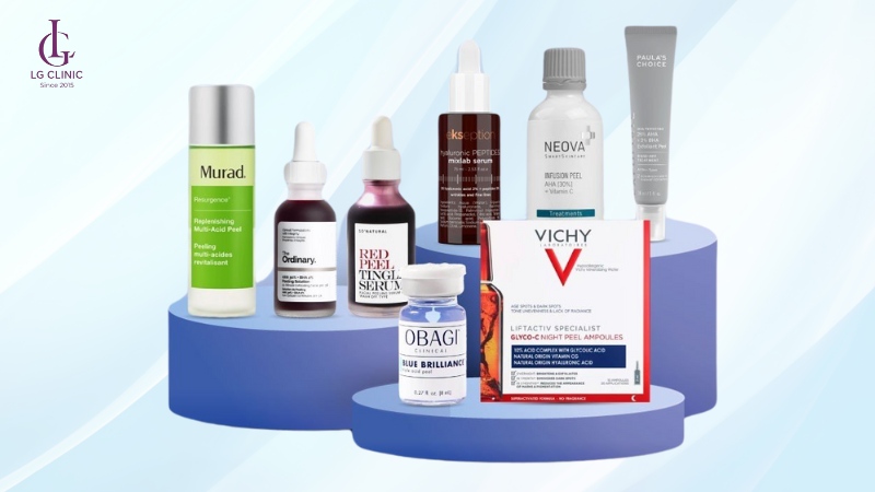 Sản phẩm peel da trị mụn lưng phổ biến