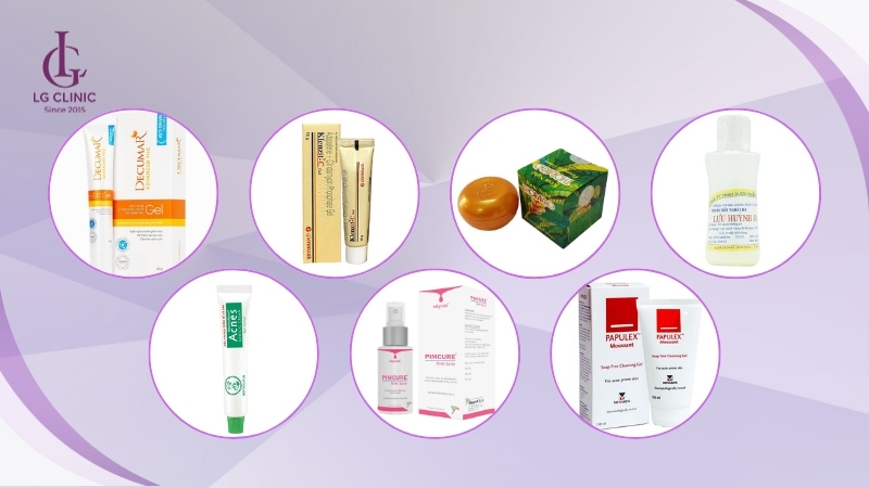 Thuốc, kem bôi đặc trị mụn lưng ở các tiệm thuốc tây