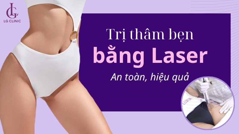 trị thâm bẹn bằng laser