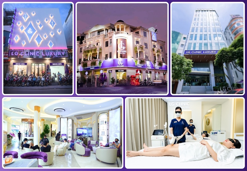 triệt lông tại lg clinic