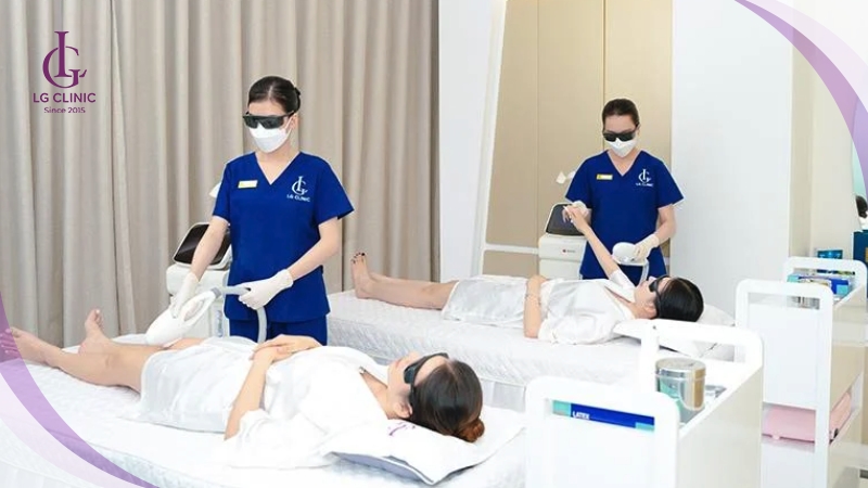 triệt lông nách lg clinic