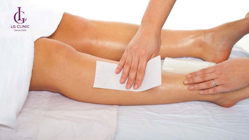 wax lông chân làm nhạt và hết lông
