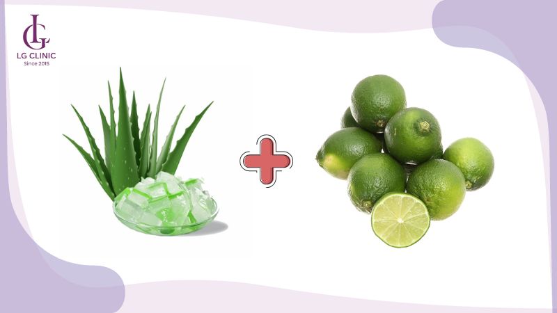 cách làm nha đam đắp mặt trắng da với chanh