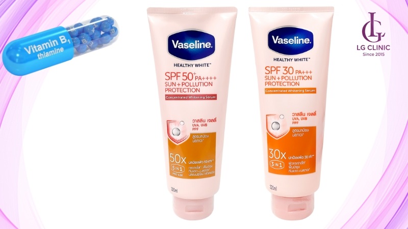 cách làm trắng da bằng Trộn vitamin B1 với Vaseline