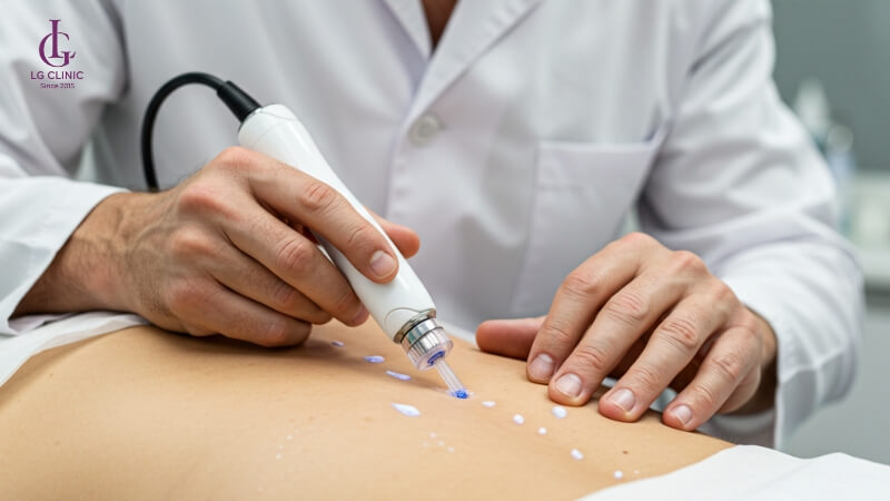 Cấy dưỡng chất trắng da vào body