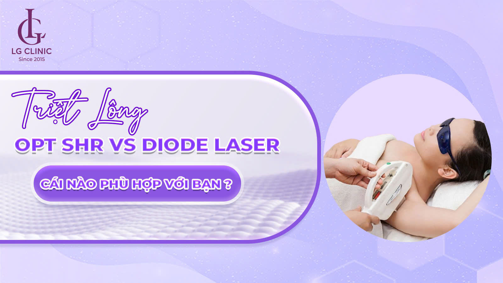 công nghệ triệt lông opt shr