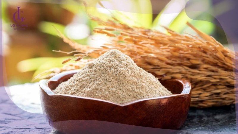 làm trắng da body sau sinh bằng bột cám gạo