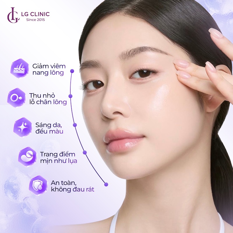 lợi ích khi triệt lông mặt