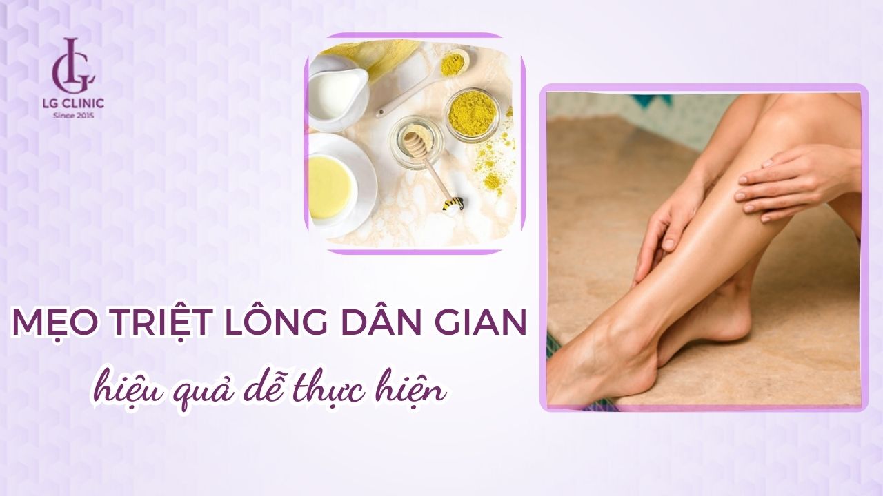 mẹo triệt lông bằng phương pháp dân gian