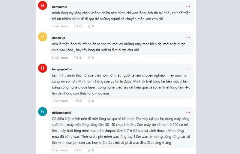 Dịch vụ triệt lông LG Cool tại Viện Thẩm Mỹ LG Clinic