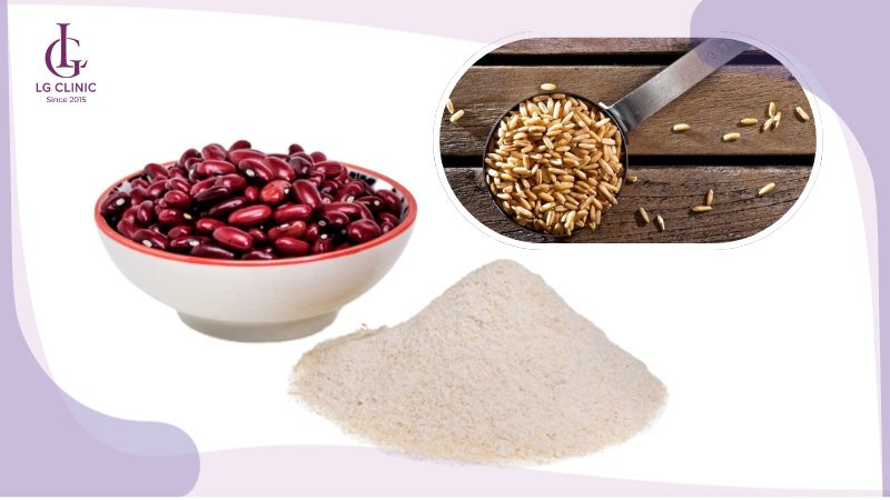 Công thức kết hợp bột đậu đỏ và dầu dừa dưỡng trắng vượt trội