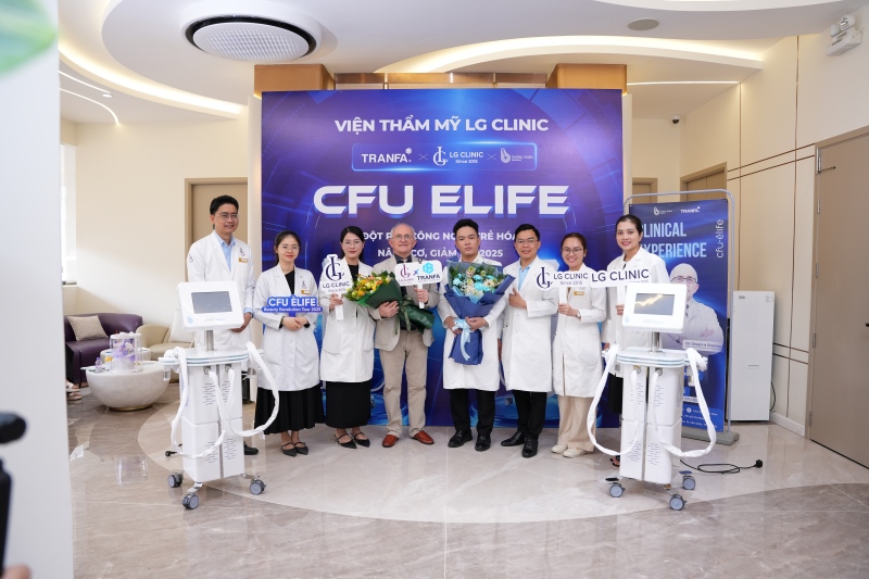 LG Clinic đón chuyên gia từ Biotec Italia đào tạo công nghệ trẻ hóa CFU