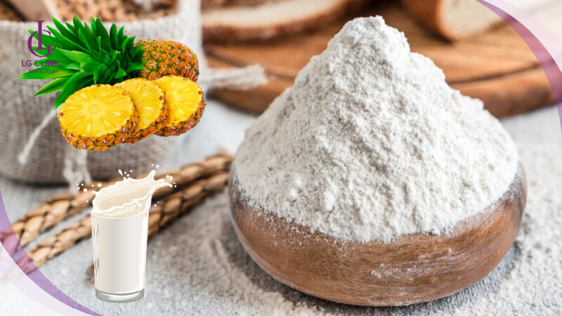 trắng da dễ dàng với công thức mix bột mì với mật ong và sữa tươi