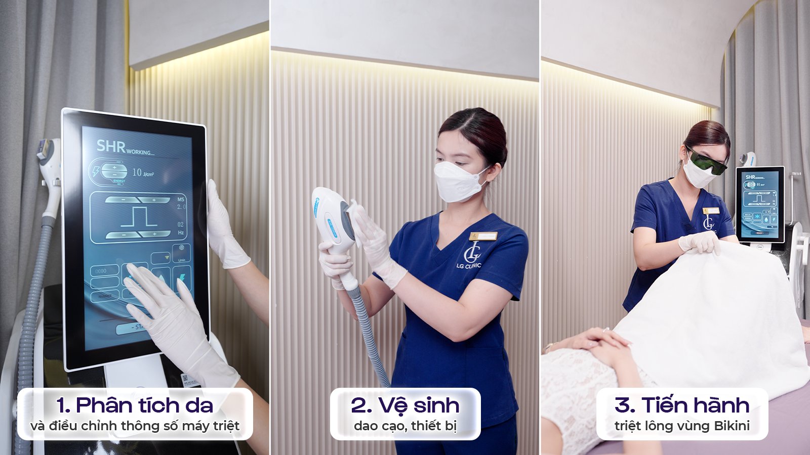 Quy trình triệt lông chuẩn y khoa
