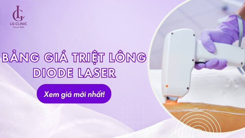 bảng giá triệt lông diode laser và bao nhiêu tiền