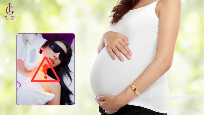 phụ nữ mang thai không triệt lông mặt