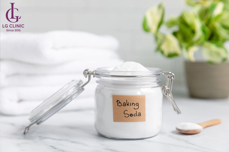 Baking soda làm trắng da toàn thân
