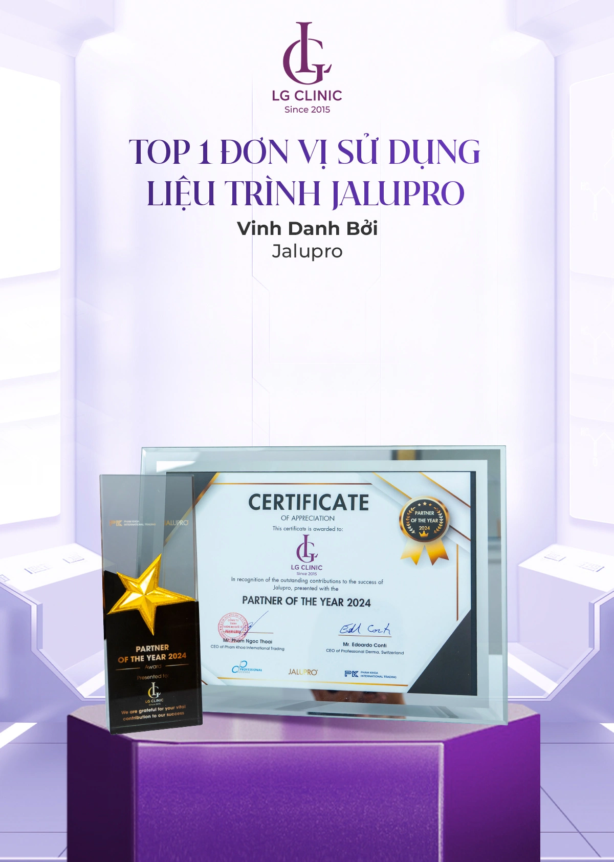 top 1 đơn vị sử dụng liệu trình jalupro